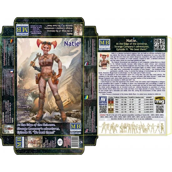 Master Box 24072 1/24 Natie At the Edge of the Universe - Strange Company's Adventures Episode IV