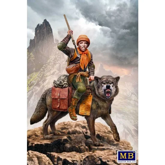 Master Box 24086 1/24 Post-apocalyptic The Last Bridge Kit Vol.8 Clan of Wolves