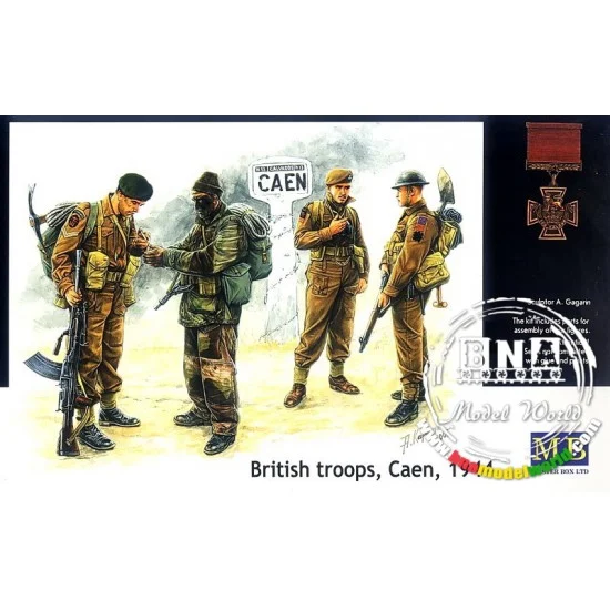 Master Box 3512 1/35 British Troops Caen 1944 - Model Figures
