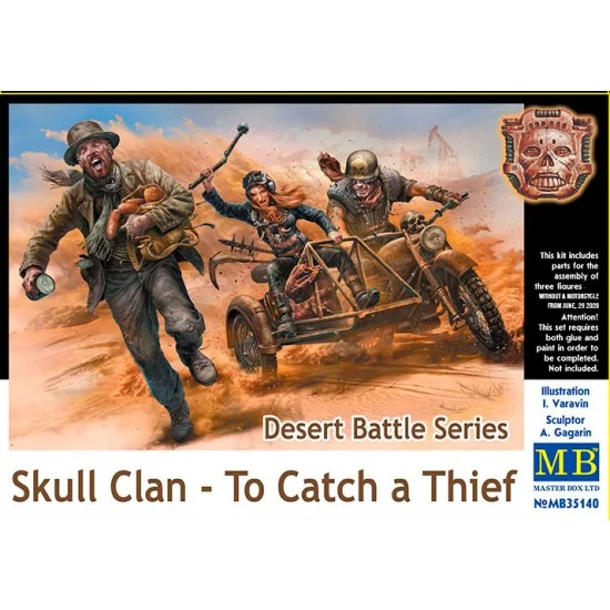 Master Box 35140 1/35 Desert Battle Series - Skull Clan "To Catch a Thief" (3 Figures)