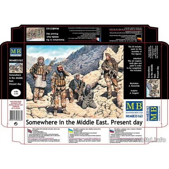 Master Box 35163 1/35 'Somewhere in the Middle East - Present Day' (5 figures)