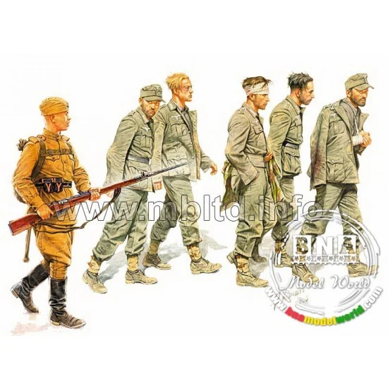 Master Box 3517 1/35 German Captives 1944 - Model Figures