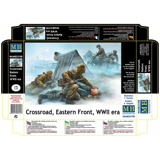 Master Box 35190 1/35 WWII Crossroad in Eastern Front - Model Figures