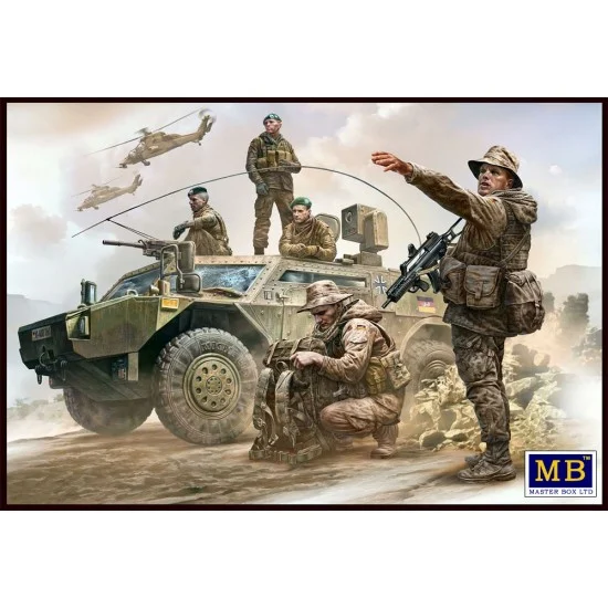 Master Box 35195 1/35 Present Day German Bundeswehr Military Men (5 figures) - Model Figures