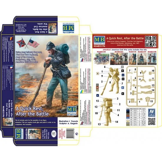 Master Box 35196 1/35 American Civil War - Union Army Infantry Sergeant