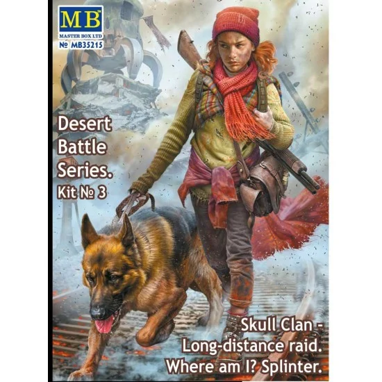 Master Box 35215 1/35 Post-apocalyptic Desert Battle - Skull Clan Long-distance Raid Kit Vol.3