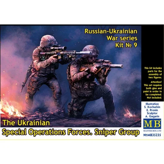 Master Box 35235 1/35 Russian-Ukrainian War #9 The Ukrainian Special Operations Forces. Sniper Group
