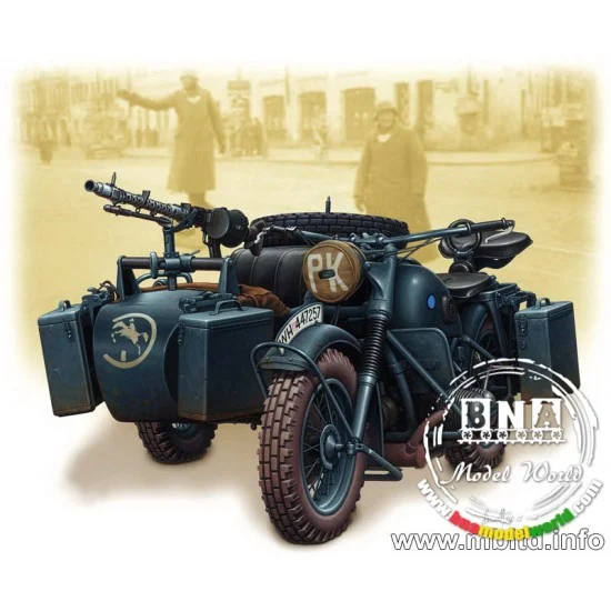 Master Box 3528 1/35 WWII German Motorcycle - Military Vehicles & Tanks