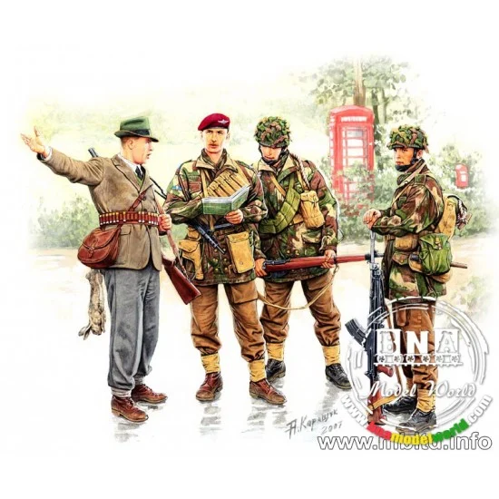 Master Box 3533 1/35 British Paratroopers 1944 #1 - Model Figures