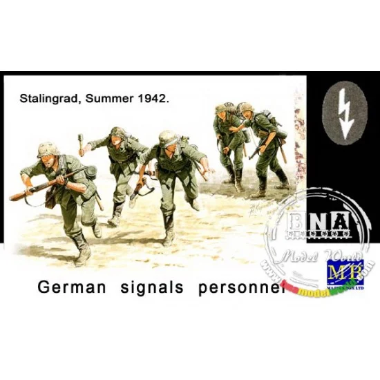 Master Box 3540 1/35 German Signals Personnel Stalingrad Summer 1942 - Model Figures