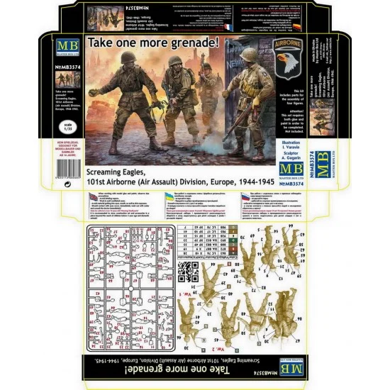 Master Box 3574 1/35 US Paratroopers Europe 1944-1945 (4 figures)