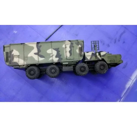 Modelcollect AS72144 1/72 Russian S300 Missile System 54K6E "Baikal" Air Defence Command Post Camouflage - Military Vehicles & Tanks