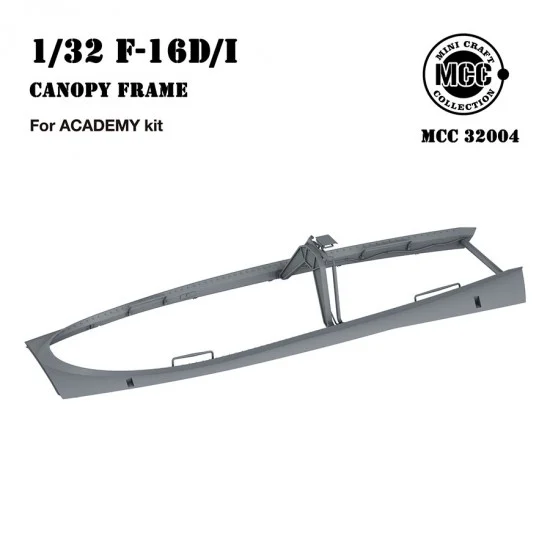 Mini Craft Collection 32004 1/32 F-16 Double-seat Canopy Frame for Academy kit
