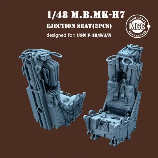Mini Craft Collection 4806 1/48 USN F-4 Phantom M.B MK.H7 Ejection Seats - Navy Type (2pcs)