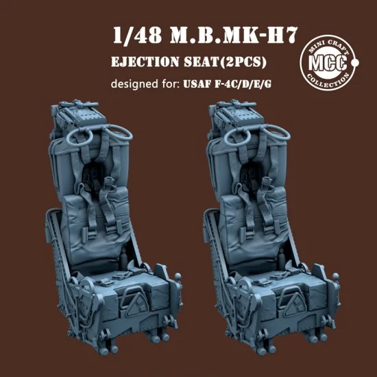 Mini Craft Collection 4807 1/48 USAF F-4 Phantom M.B MK.H7 Ejection Seats - Air Force Type (2pcs)
