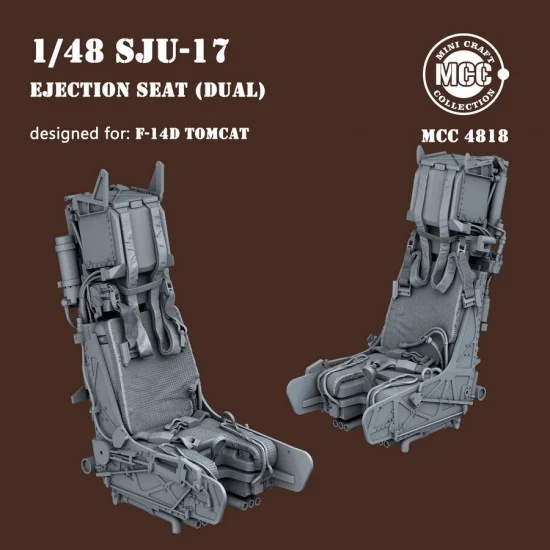 Mini Craft Collection 4818 1/48 F-14D SJU-17 NACES Ejection Seat (2pcs, front and rear)