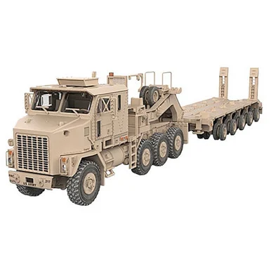 M1070 Heavy Equipment Transporter 1/72 Die Cast Model Desert Color - Panzerkampf