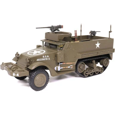 M3 Half-track with M2HB Machine Gun 1/43 Die Cast Model Militaria Diecast (24210-44)