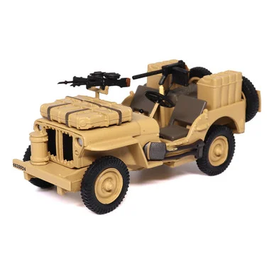 SAS 1/4-Ton WILLYS JEEP 1/43 Die Cast Model Militaria Diecast (24212-42)