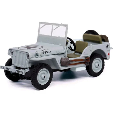 1/4-Ton WILLYS JEEP 1/43 Die Cast Model - U.S. Navy MILITARIA DIECAST (24217-44)