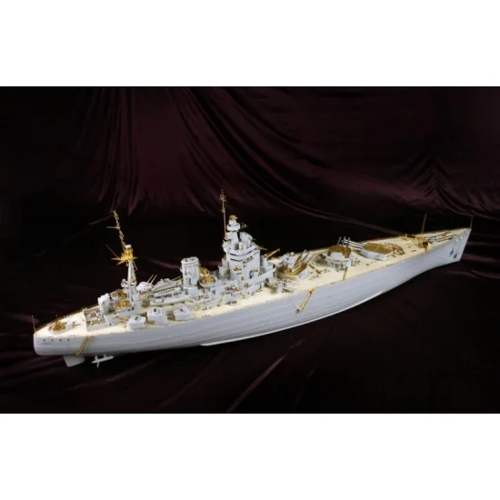 MK1 Design MD-20014 1/200 HMS Rodney Value Pack Detail Set w/Wooden Deck for Trumpeter kit