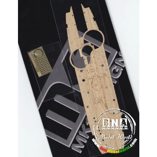 MK1 Design MD-35020 1/350 Ting Yuen Wooden Deck for Bronco kit