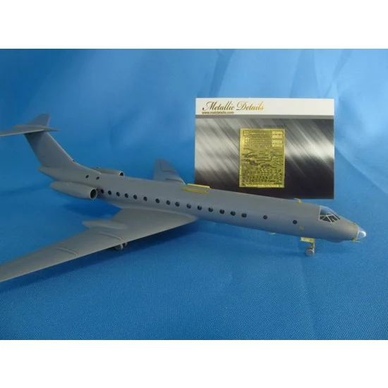 Metallic Details MD14426 1/144 Tupolev Tu-134 Exterior Detail Set for Zvezda kits
