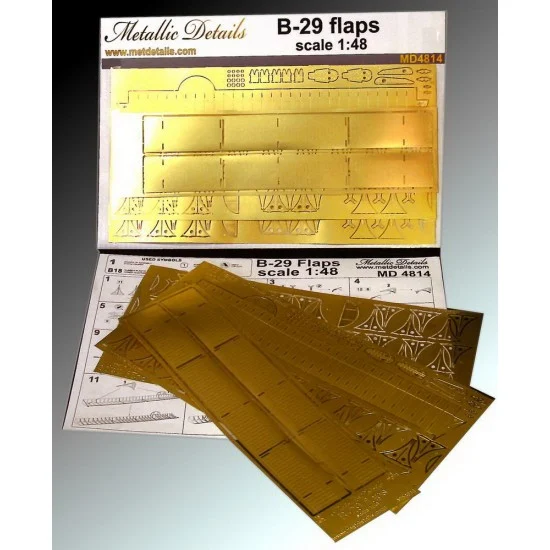 Metallic Details MD4814 1/48 Boeing B-29 Superfortress Flaps for Revell-Monogram kit