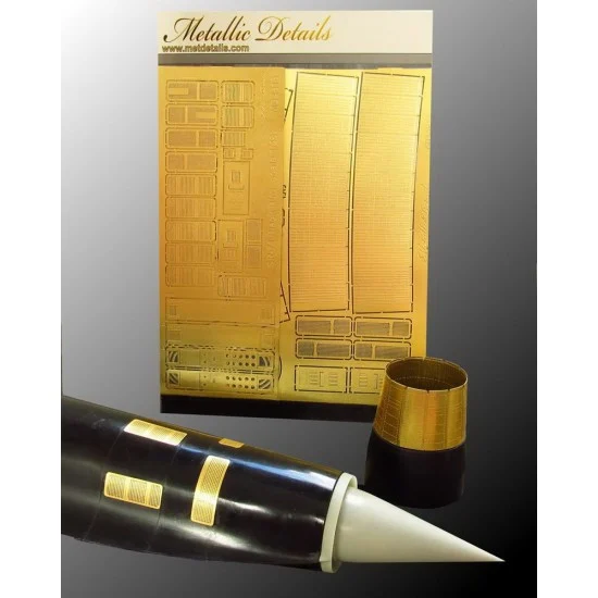 Metallic Details MD4816 1/48 Lockheed SR-71 Blackbird Grids and Jet Nozzles for Italeri/Testors kit