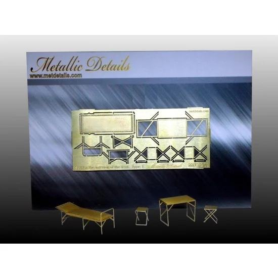Metallic Details MD7209 1/72 German Staff Tent Type. 1 Interior Set - Scenics & Diorama
