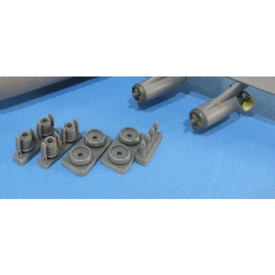 Metallic Details MDR14414 1/144 US Lockheed C-141 Starlifter Engines Set for Roden kits