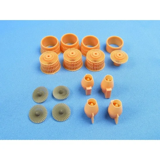 Metallic Details MDR14435 1/144 Antonov An-124 Ruslan Engines (3D-printed) for Revell kits