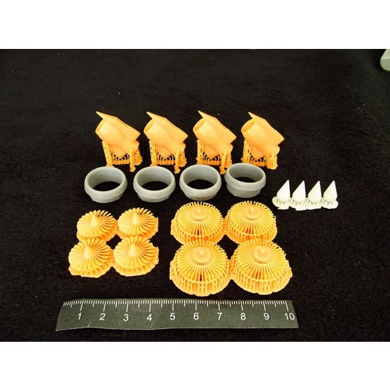 Metallic Details MDR14452 1/144 Airbus A380 Trent 900 Engine for Revell kits - Model Planes