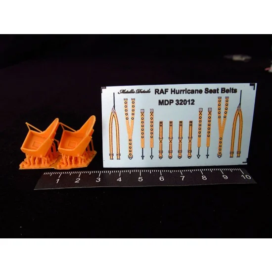 Metallic Details MDR3252 1/32 Hawker Hurricane Seats (2pcs) - Model Planes