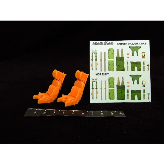 Metallic Details MDR3255 1/32 Hawker Siddeley Harrier GR3, GR7, GR9 Ejection Seats (2pcs) - Model Planes