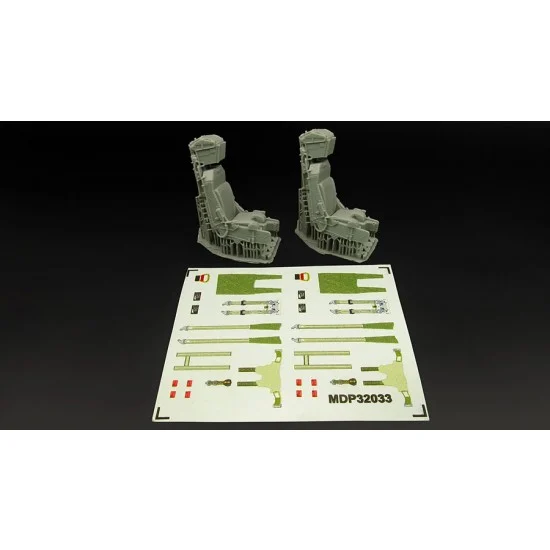 Metallic Details MDR3262 1/32 Martin-Baker Mk.9 Ejection Seats Detail Set for 2 Seats