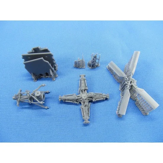 Metallic Details MDR48165 1/48 Boeing AH-64 Apache Main & Tail Rotors for Academy/Hasegawa kits