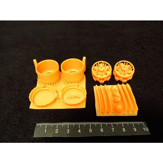 Metallic Details MDR48278 1/48 Bristol Beaufort Cowlings and Engines for ICM kits - Model Planes