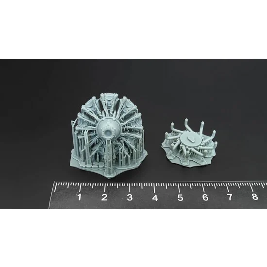 Metallic Details MDR48295 1/48 Bramo 323 Fafnir Radial Engine Detail Set for Do 17/He 111/Do 24/Hs 126 - Model Planes