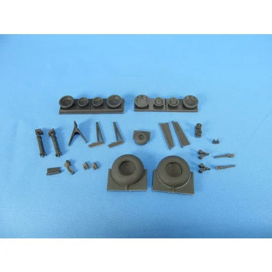 Metallic Details MDR4866 1/48 Boeing B-17 Flying Fortress Wheels Uncovered for Revell/Monogram kits