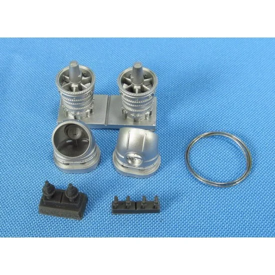 Metallic Details MDR4869 1/48 Mil Mi-24 Exhaust Pipes for Zvezda kits