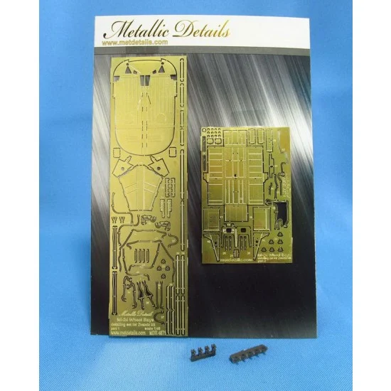 Metallic Details MDR4871 1/48 Mil Mi-24 Wheel Bays for Zvezda kits