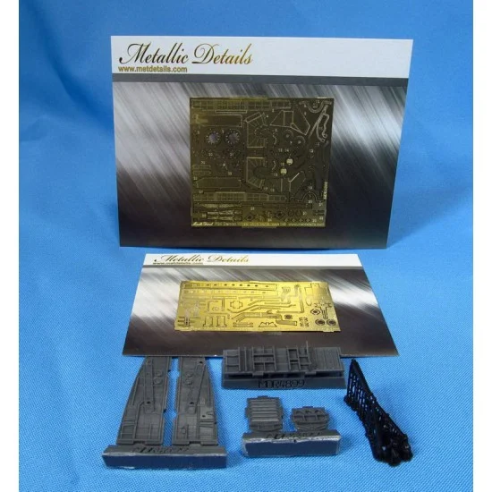 Metallic Details MDR4899 1/48 McDonnell F3H-2M Demon Wheel Bays for HobbyBoss kits