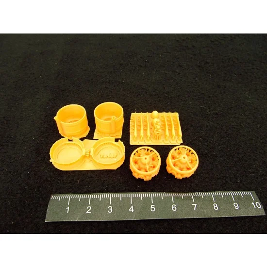 Metallic Details MDR72107 1/72 Bristol Beaufort Cowlings and Engines - Model Planes