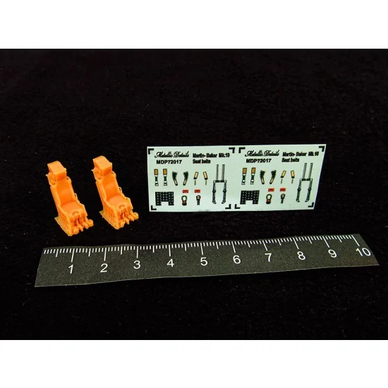 Metallic Details MDR72110 1/72 Dassault Rafale F16F Ejection Seats (2pcs) - Model Planes