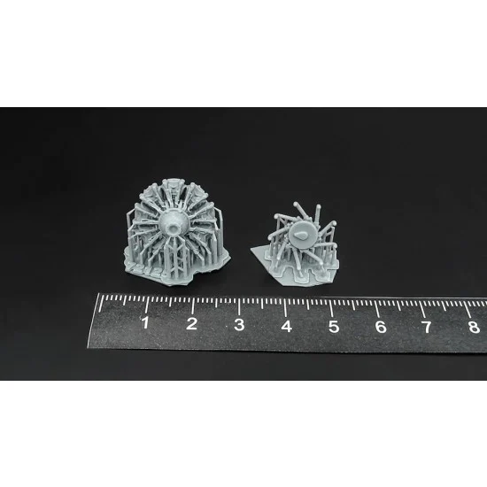Metallic Details MDR72125 1/72 Bramo 323 Fafnir Radial Engine Detail Set for Do 17, He 111, Do 24, Hs 126 - Model Planes