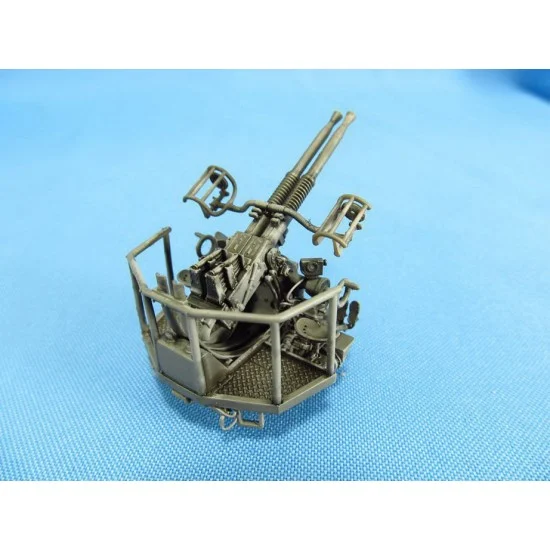 Metallic Details MDR7252 1/72 Twin 40mm Bofors Guns - Model Ships & Boats