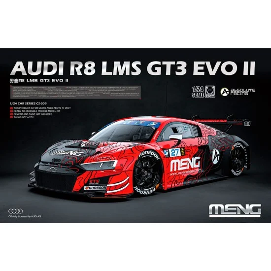 Meng CS009 1/24 AUDI R8 LMS GT3 EVO II - Model Cars