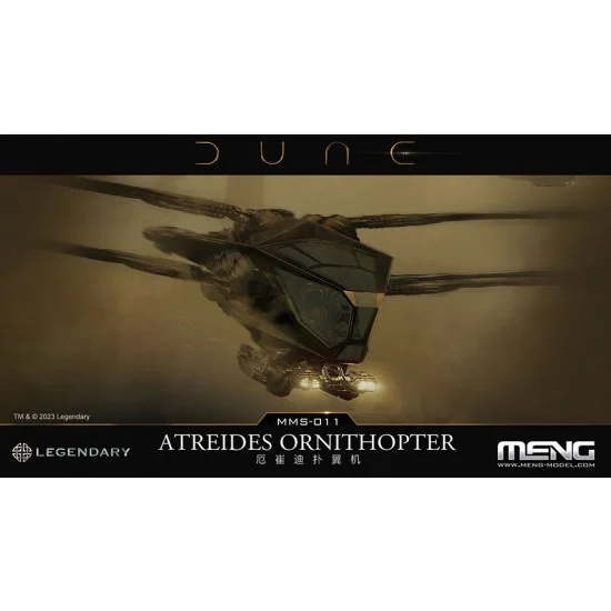 Meng MMS011 Dune Atreides Ornithopter (wingspan 169mm, length 95mm) - Model Planes
