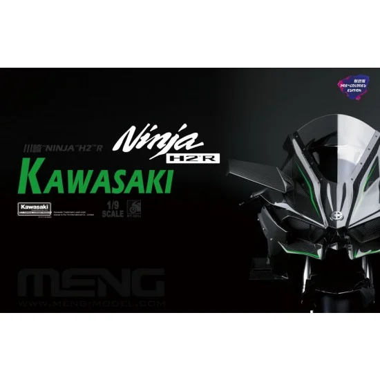 Meng MT001s 1/9 Kawasaki Ninja H2R (Pre-colored Edition) [Snap-Fit]